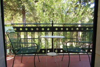 Doublebed room's balcony
