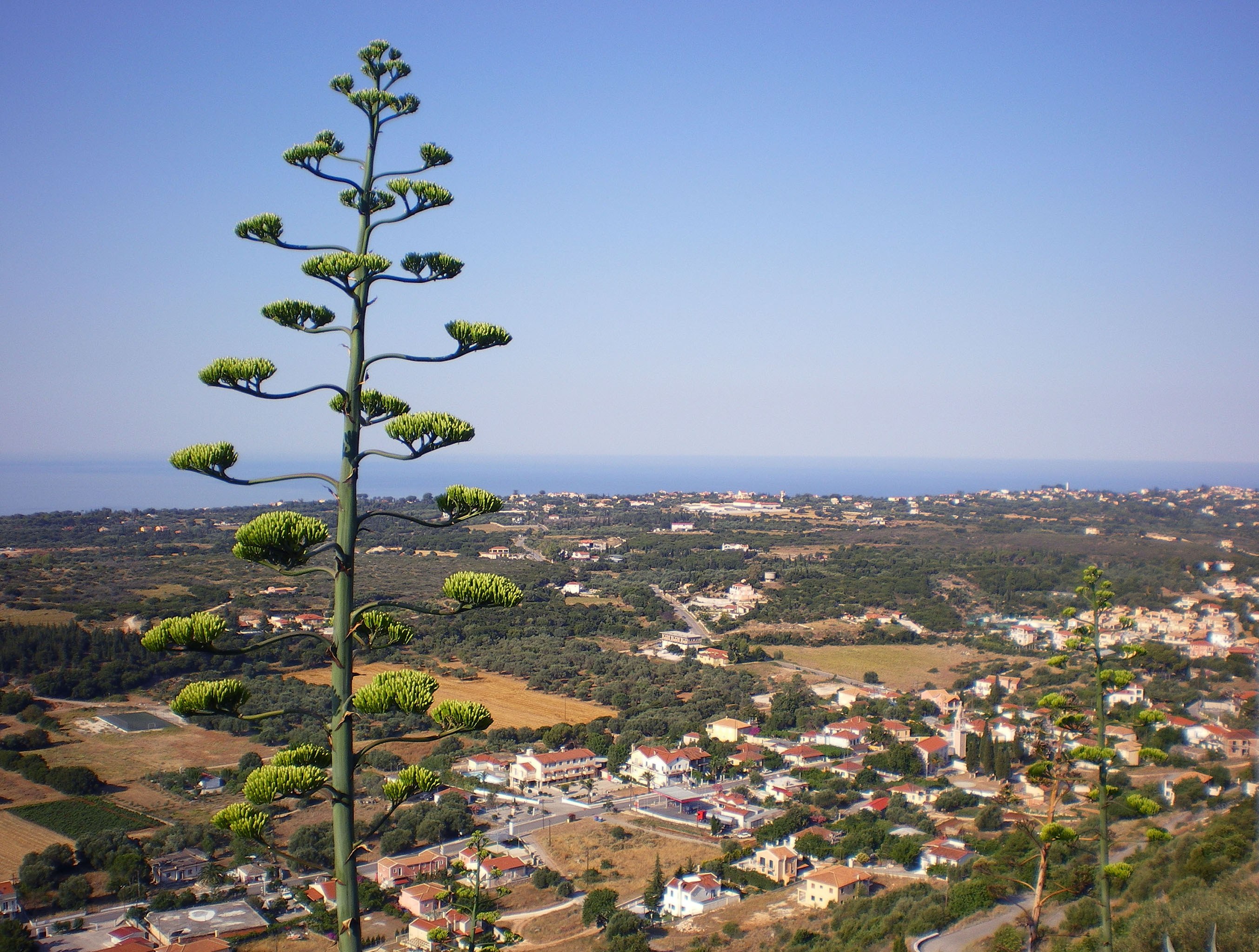 From the castle view to Leivathos - Θέα  της  Λειβαθούς  απο το Κάστρο